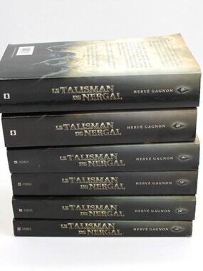 Lot 6 Livres Books Hervé Gagnon - Le Talisman De Nergal French Série Complète